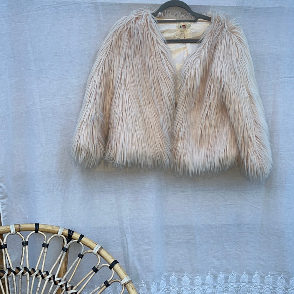 Faux Fur Pink Glamor Bomber